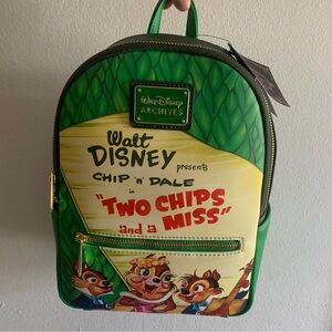 Loungefly Disney Treasures from the Vault Chip and Dale backpack